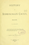 History of Androscoggin County, Maine
